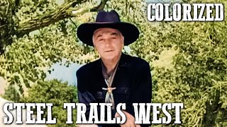 Hopalong Cassidy  Steel Trails West  EP45  COLORIZED  Full Classic Series [upl. by Anad686]