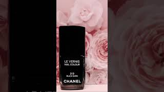 Chanel Nail Polish 219 Black Satin chanel chanelbeauty chanelnails makeup shorts beauty [upl. by Takeo]