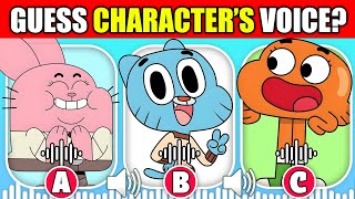 🔊 Guess the Voice  The Amazing World Of Gumball Cartoon  Darwin Anais Tobias Larry Nicole [upl. by Zaccaria530]