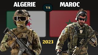 Algérie vs Maroc en 2023  Comparaison des capacités militaires [upl. by Yhtamit115]