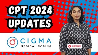 CPT 2024 Updates  Cigma Medical Coding [upl. by Trauts]