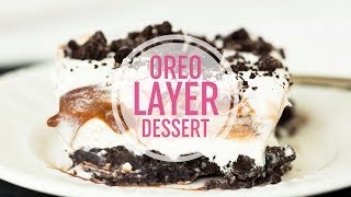 No Bake Oreo Layer Dessert [upl. by Enylekcaj991]