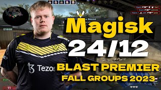 CSGO POV Vitality Magisk 2412 vs Evil Geniuses OVERPASS  BLAST Premier Fall Groups 2023 [upl. by Derek]