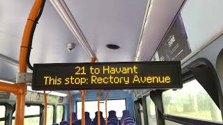 21 to Havant [upl. by Ardnasxela]