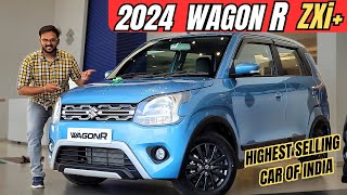 Maruti WagonR 2024 New Model Review🔥👌 675L😱😱 ZXi Variant Review  2024 WagonR Top Model Review [upl. by Bruner]