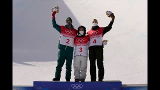 Hirano wins Olympic halfpipe gold [upl. by Mowbray]