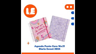 📒 Agenda Punto Cero 16x21 Diaria 2024 📒 [upl. by Ddet]