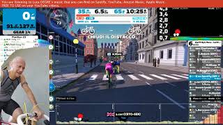 🥈 Zwift Epic Race  Leith Hill After Party 20240804 [upl. by Junina]