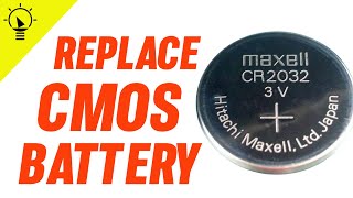 How to replace a CMOS Battery on a PC [upl. by Gladi]