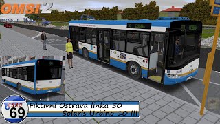 OMSI 2 69  Fiktivní Ostrava linka 50  Solaris Urbino 10 III [upl. by Yra]