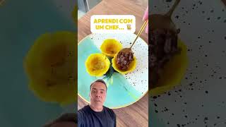 Cestinha de Banana Recheada food lifehacks shorts [upl. by Karlyn]