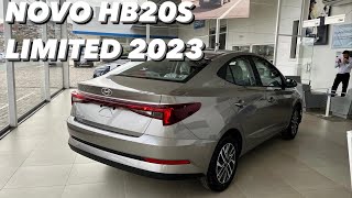 Hyundai HB20S LIMITED 10 Aspirado 2023  Versão mais completa aspirada sedan em detalhes 4K HDR [upl. by Collyer462]