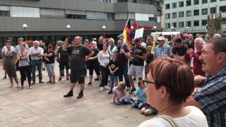 Demo gegen geplante Moschee in Sulzbach [upl. by Ainex]