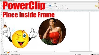 How to Use Corel Draw Powerclip  Place Inside Frame  Edit Powerclip  Extract Content [upl. by Thursby]