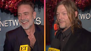 The Walking Dead Jeffrey Dean Morgan and Norman Reedus Give Updates on Spinoffs Exclusive [upl. by Airyt989]