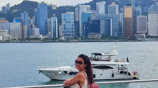 Riding Star Ferry ⛴️ from Central to Tsim Sha Tsui  Straight to 1881 Heritage [upl. by Kamp]