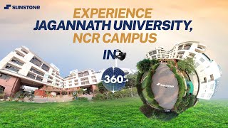 Jagannath University NCR Campus  360° Campus Tour  Sunstone [upl. by Ainimre]