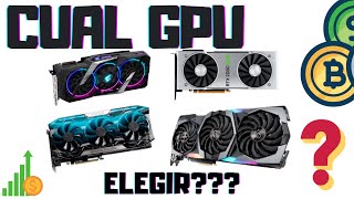 CUAL GPU ELEGIR PARA MINAR❓❓ [upl. by Aerdma]