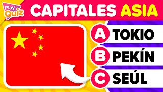 Adivina las Capitales de Asia 🌏📚🧠  Test de Geografía  Cultura General  PlayQuiz Trivia [upl. by Llenaej]