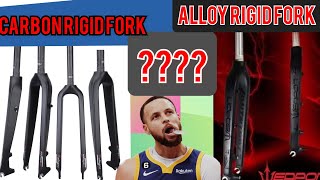 RIGID FORK‼️ Alloy ba o Carbon [upl. by Aikemit]