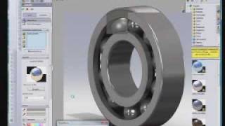 SolidWorks  Cuscinetto a sfere da disegno DWG [upl. by Ibrad125]