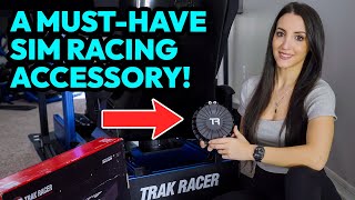 Trak Racers bass shaker kit handson Full sim racing setup Part 4 [upl. by Chafee875]