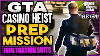 GTA Casino Heist Prep Mission  Infiltration Suits [upl. by Favin]