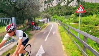 LAKE GARDA bicycle trail  TORBOLE  DRO CICLABILE BASSO SARCA [upl. by Weaver913]