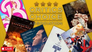 2024 CRITICS CHOICE AWARD NOMINATIONS REACTION LIVESTREAM [upl. by Lock42]