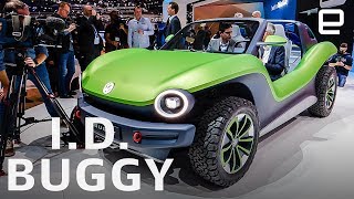 VW ID Buggy First Look Retro Electric at Geneva Motor Show 2019 [upl. by Lynad]