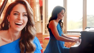 Princess Kate plays solo piano in SURPRISE Eurovision appearance [upl. by Nigrom401]