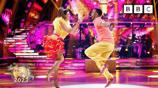 Annabel and Johannes Salsa to Youll Be Mine Party Time by Gloria Estefan ✨ BBC Strictly 2023 [upl. by Hartmann]