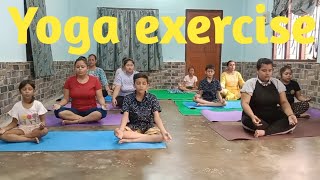 yoga exercises for beginners yoga for weight loss stretching exercises yoga exercise for women [upl. by Evars214]