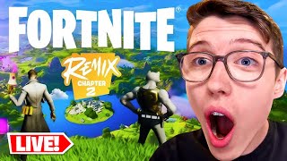 🔴LIVE  PLAYING CHAPTER 2 REMIX IN FORTNITE [upl. by Feledy]