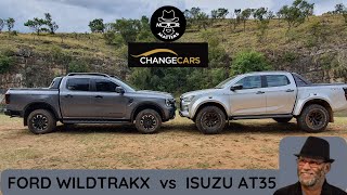 Ranger WildtrakX and DMAX AT35 Comparative Test  MotorMatters and CHANGECARS [upl. by Reseda]