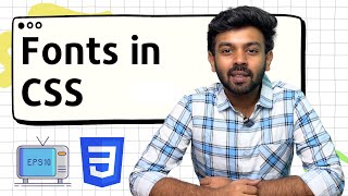 Fonts in CSS  CSS for Beginners Ep  10  code io  Tamil [upl. by Stier139]