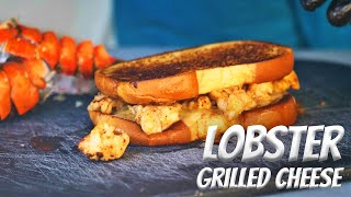 Lobster Grilled Cheese  ASMR  Griddle Cooking [upl. by Lakin823]