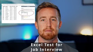 Excel Job Test for Interview 2023 [upl. by Anerb187]