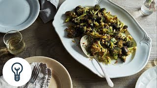 Ina Gartens ParmesanRoasted Broccoli  Genius Recipes [upl. by Doug330]