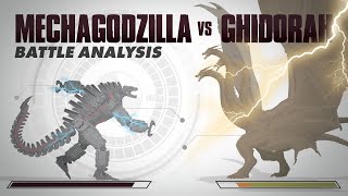 Mechagodzilla vs Ghidorah  Battle FACE OFF  InDepth Combat Analysis [upl. by Kinchen]