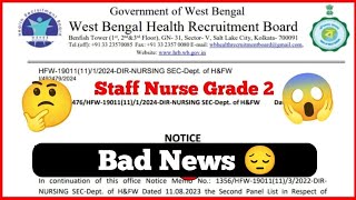 🔥WBHRB Staff Nurse Grade 2 Recruitment 2024 🔥Staff Nurse Vacancy 2024 💥Staff Nurse Grade 2 [upl. by Yesima206]