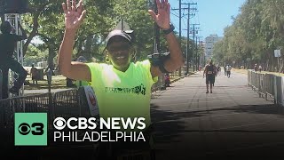 New Jersey runner prepares to run her 100th half marathon in Philadelphia [upl. by Vahe581]