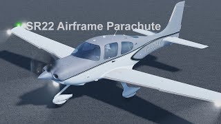 Project SR22 Cirrus Airframe Parachute Test 1 [upl. by Nyrroc]