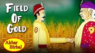 Akbar Birbal Tales In English  Field Of Gold  English Animated Stories For Kids [upl. by Hallock]