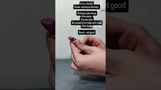 Rimmel London lasting finish matte lipstick shadeamethyst shimmerhonestreviewskincareviralvideo [upl. by Scheck]