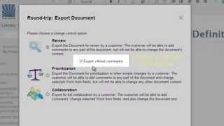 Roundtrip with Microsoft Word LiveDocs Tutorial Part 3 of 4 [upl. by Ludlew564]