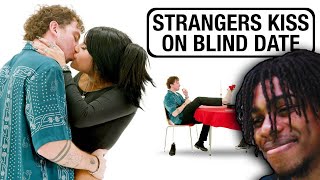 Strangers Kiss on a Blind Date  Poppies Studios Reaction [upl. by Notsud]