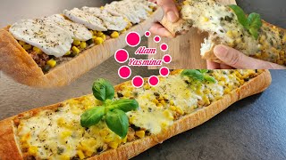 Ciabatta Pizza mit Thunfisch was ganz einfaches  Ciabatta Bread [upl. by Greabe]