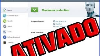 como baixar instalar e ativar esetnod 32 antivirus 6 32 bits 64 bits ptbr [upl. by Amat907]