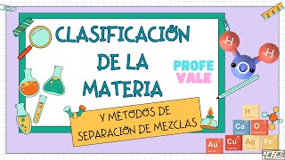 Clase 1 PAES 2024 Química Común Clasificación de la materia y métodos de separación de mezclas [upl. by Neelyaj]